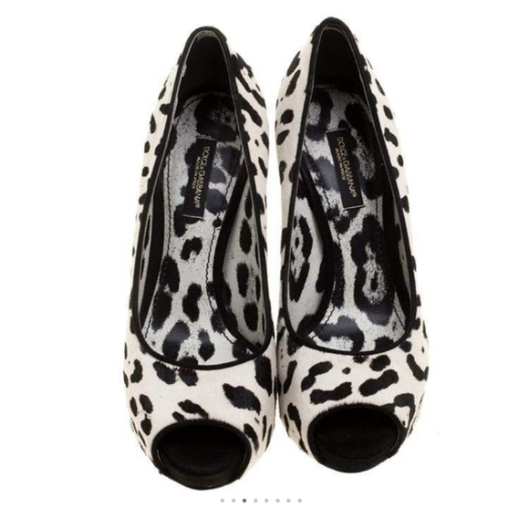 DOLCE & GABBANA Leopard platform heels - Picture 2 of 12
